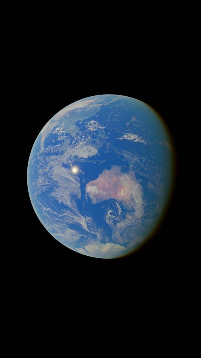 ilustrasi  planet bumi