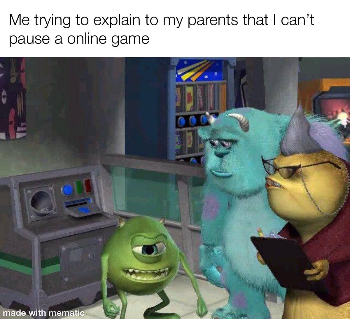 meme kartun tentang game online
