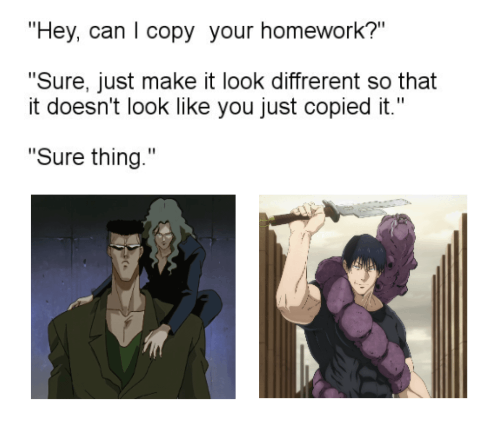meme nyontek
