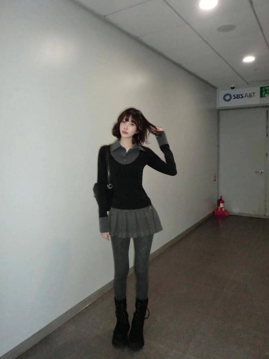 ide outfit kece buat cewek rambut pendek ala Joy Red Velvet 