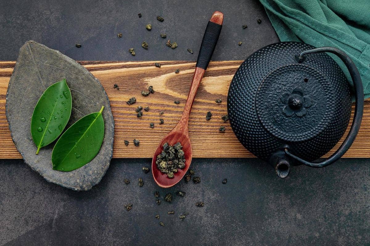 ilustrasi oolong tea