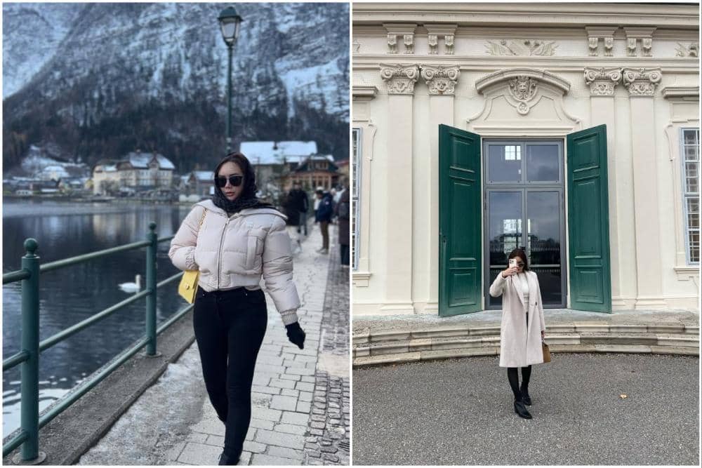 10 Potret Aura Kasih saat Berlibur ke Kota Vienna, Austria, Enjoy!