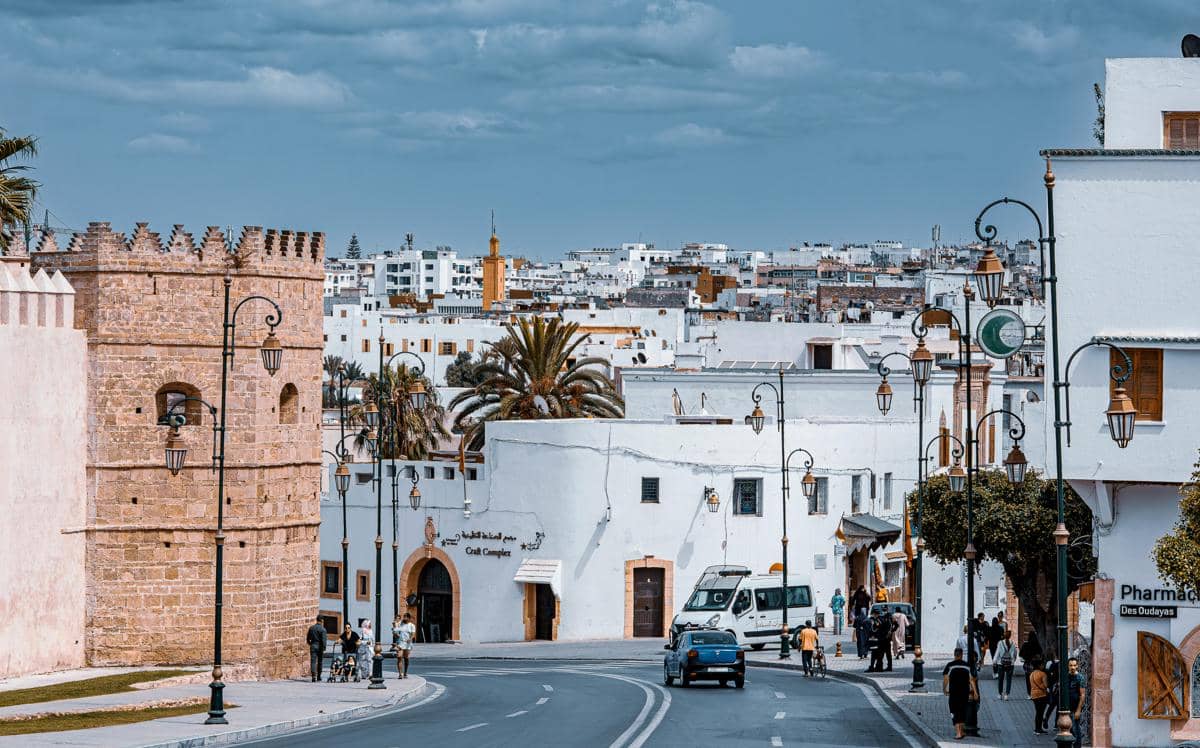 perpaduan arsitektur Arab, Andalusia, dan Prancis membentuk karakter khas Rabat.