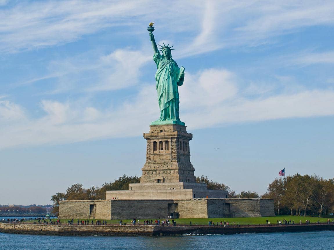 ilustrasi Patung Liberty di Amerika Serikat (pexels.com/William Warby)