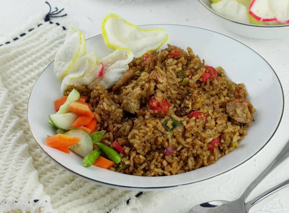 Resep Nasi Goreng Daging Kambing Pakai Acar, Anti Bau Prengus!