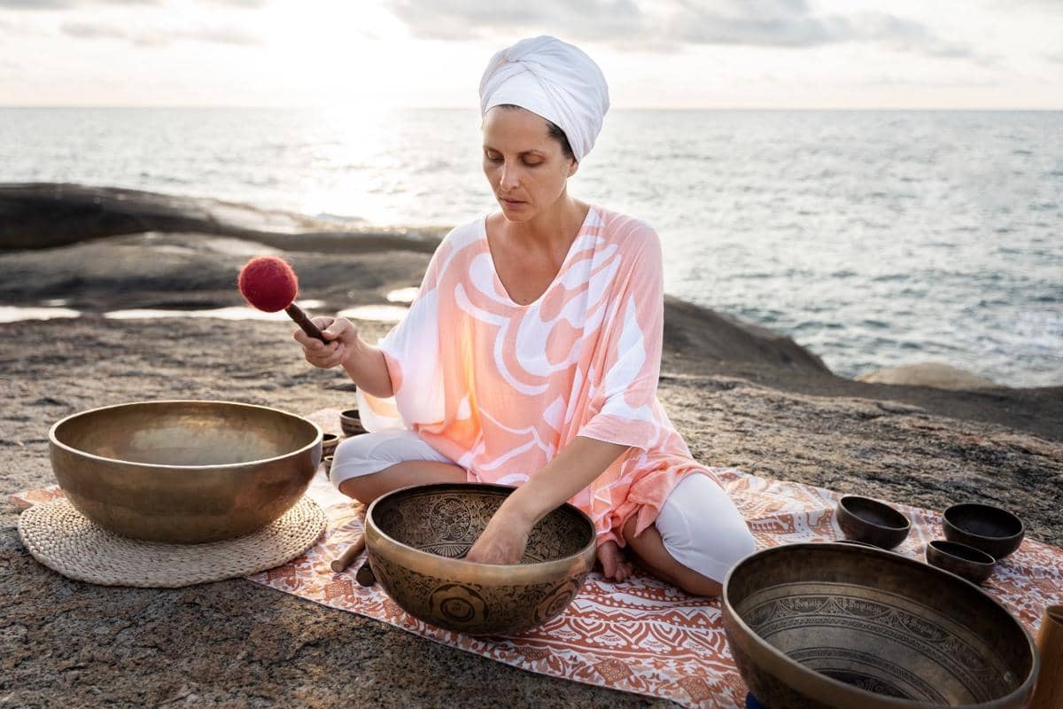 ilustrasi sound healing