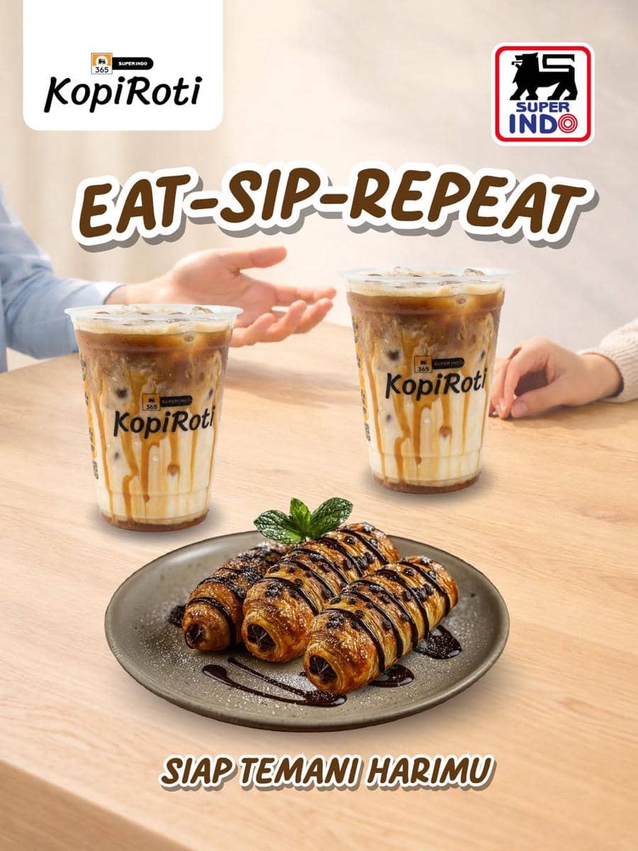 salah satu roti di KopiRoti Super Indo