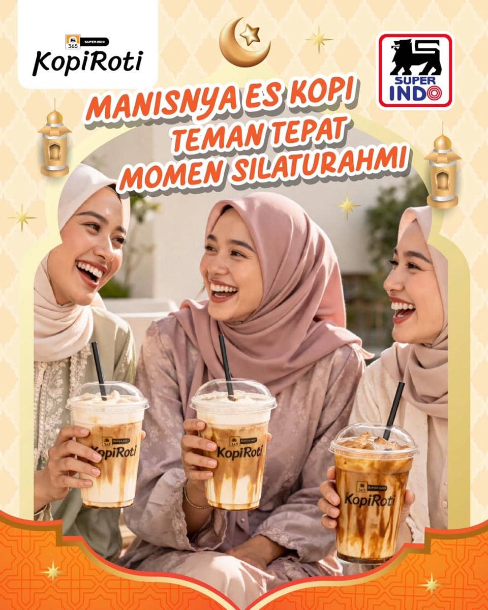 sajian kopi di KopiRoti Super Indo
