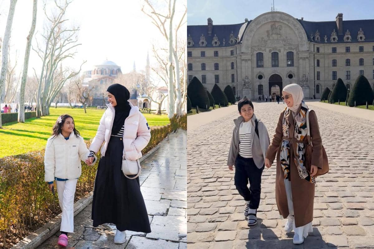 8 OOTD Ibu dan Anak ala Shireen Sungkar, Gak Melulu Pakai Baju Kembar