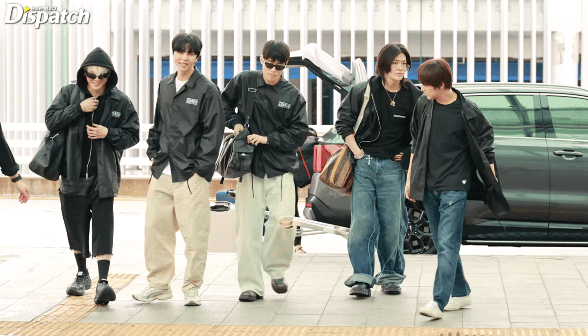 momen NCT 127 di bandara Incheon menuju Bali 