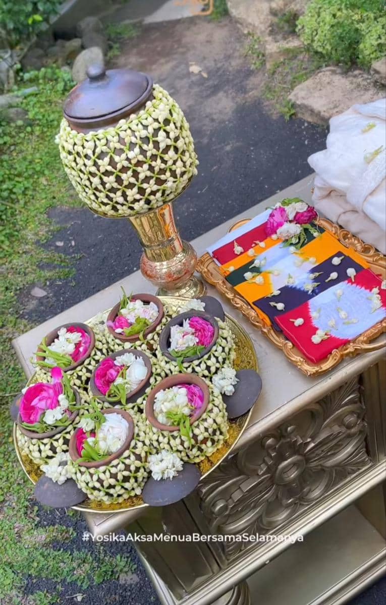 Pernak pernik siraman anak Soimah