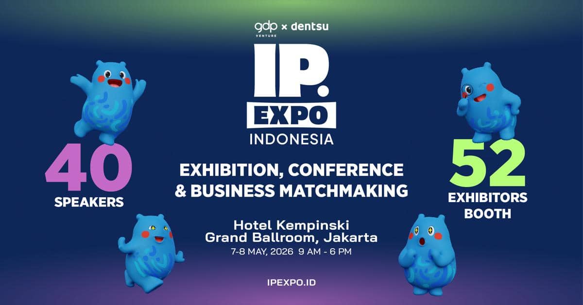 IP Expo Indonesia 2026 Pertemukan Raksasa IP Global, Brand & Ekonomi Kreatif di Jakarta