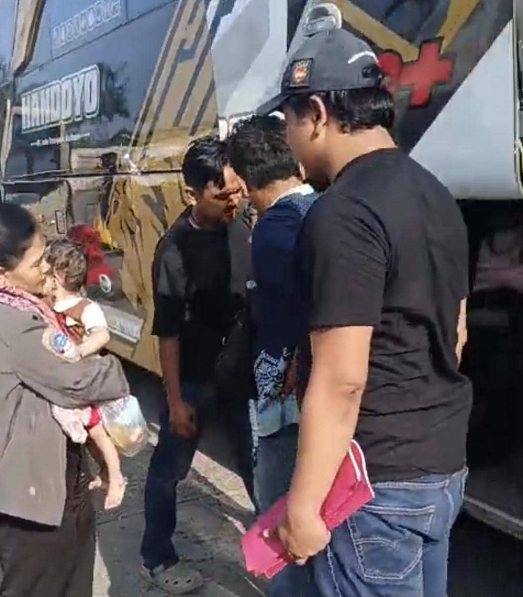Polisi tangkap penculik hendak bawa kabur balita 17 bulan (Dok. Tangkapan layar video/Polres Serang)