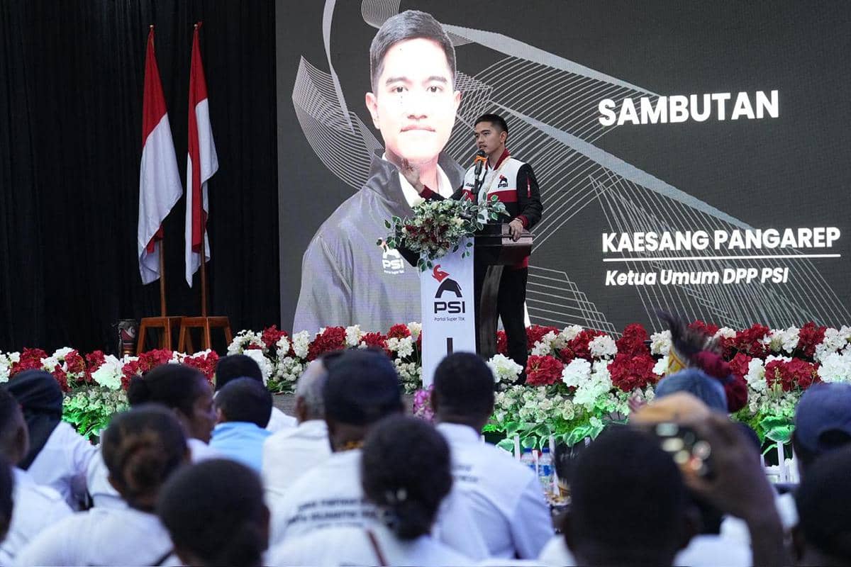 Kala Kaesang Minta Kader Menangkan PSI di Papua Tengah pada Pemilu 2029