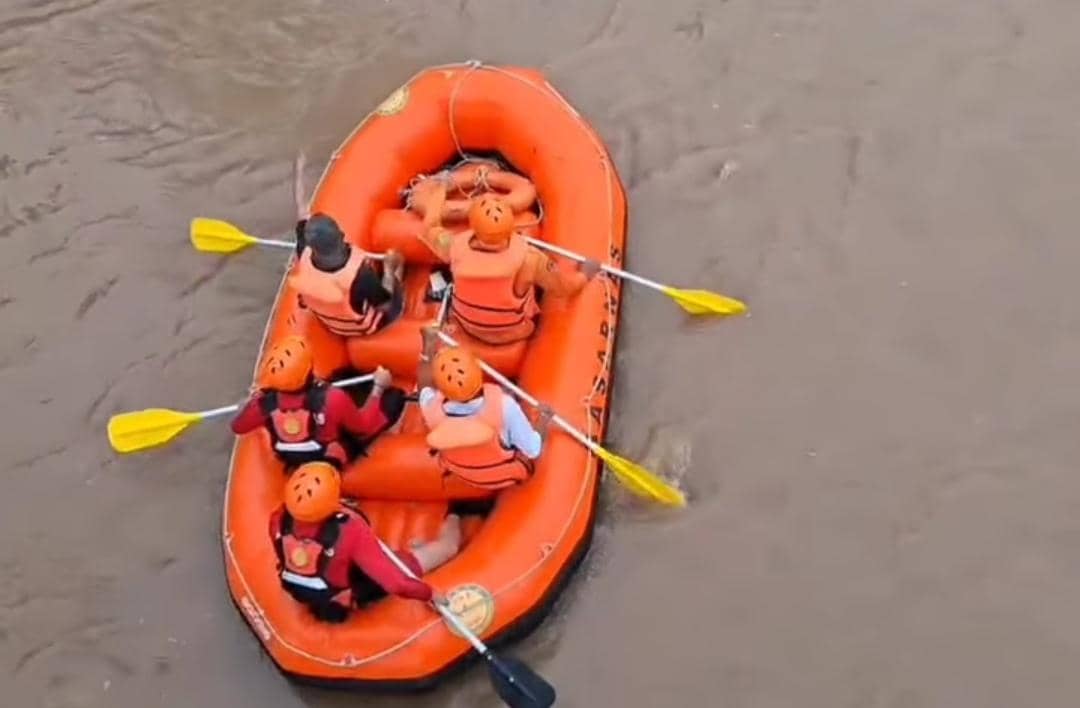 2 Siswi SD Empat Lawang Hanyut Saat Mandi di Sungai Musi