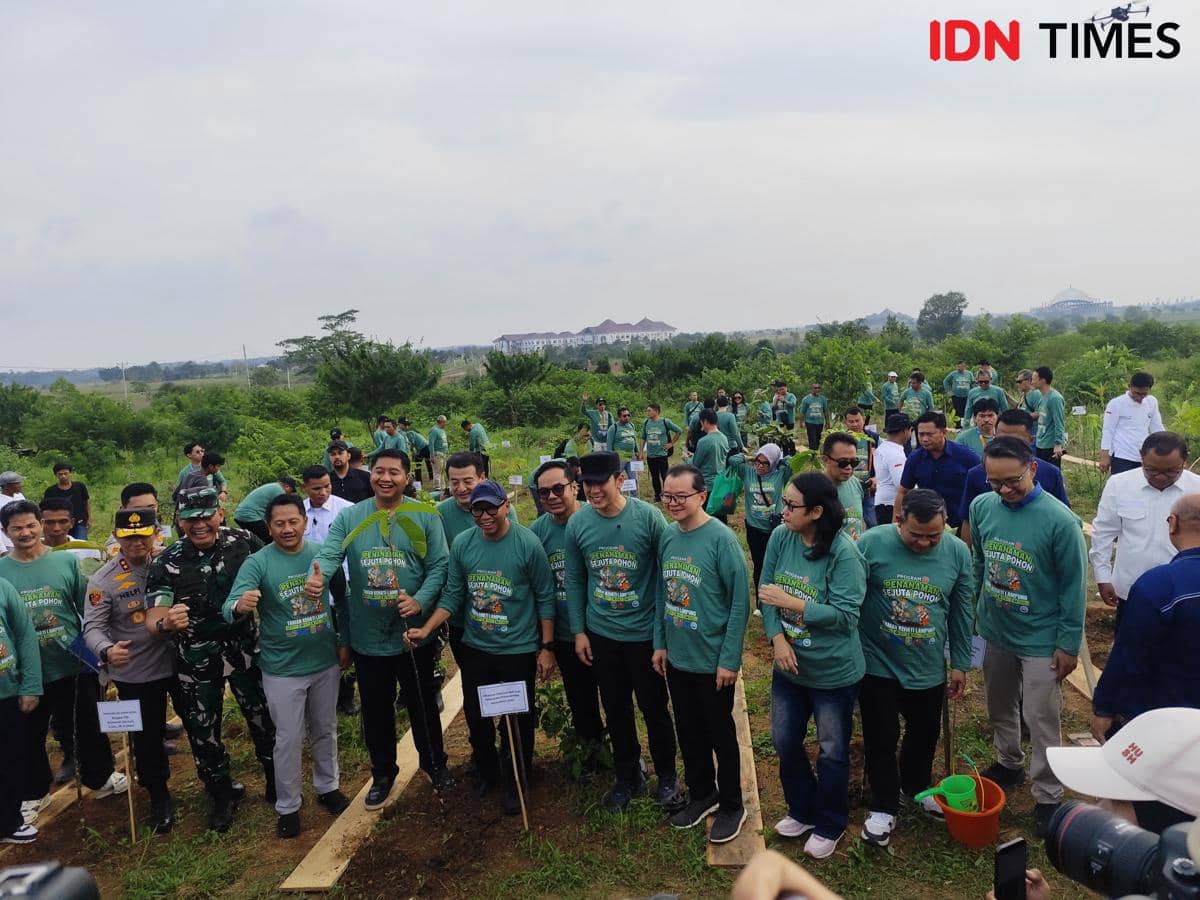 Menteri PKP dan REI Gaungkan Gerakan 1 Juta Pohon dari Perumahan