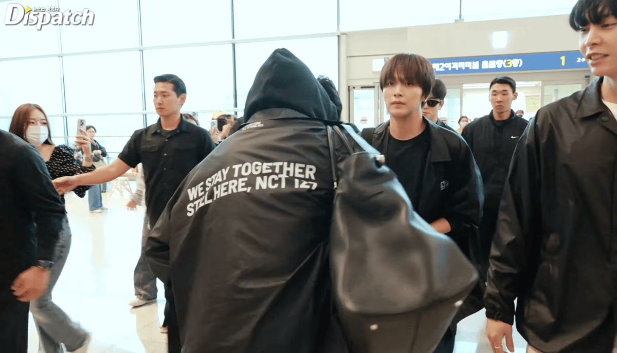 momen NCT 127 di bandara Incheon menuju Bali 