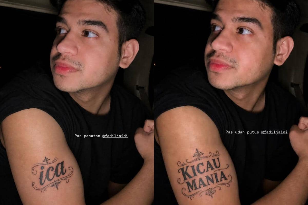 7 Potret Artis Ikut Tren Tato Sebelum Vs Sesudah Putus, Hasilnya Kocak