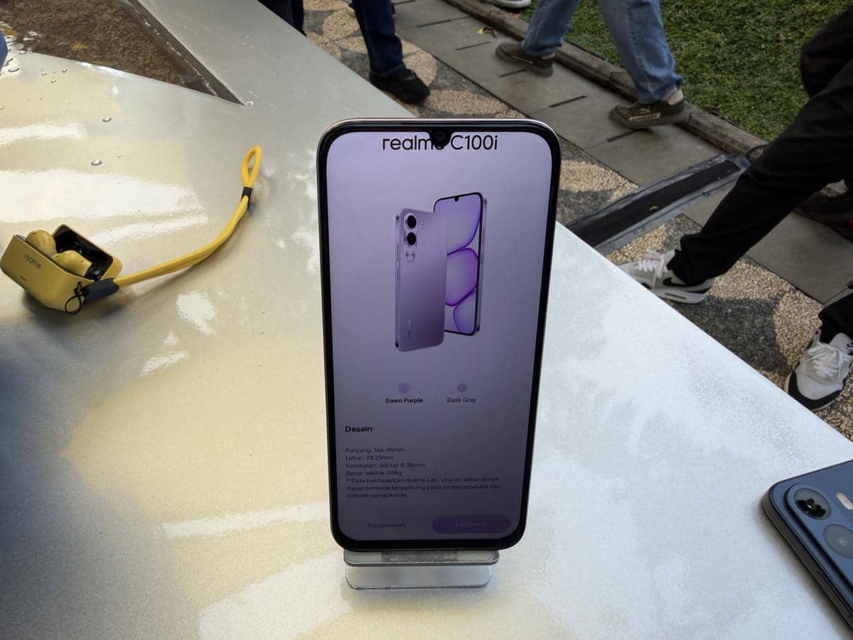 Keran Penjualan realme C100i akan Dibuka, Harga 2 Jutaan