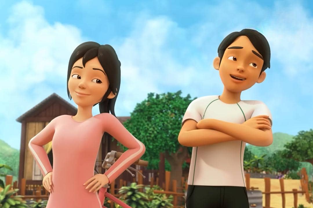 Kak Ros tampak punya ketertarikan romantis pada karakter Abang Iz