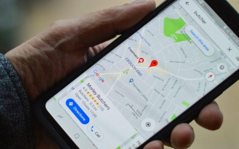 ilustrasi pengaturan lokasi pengguna di Google Maps