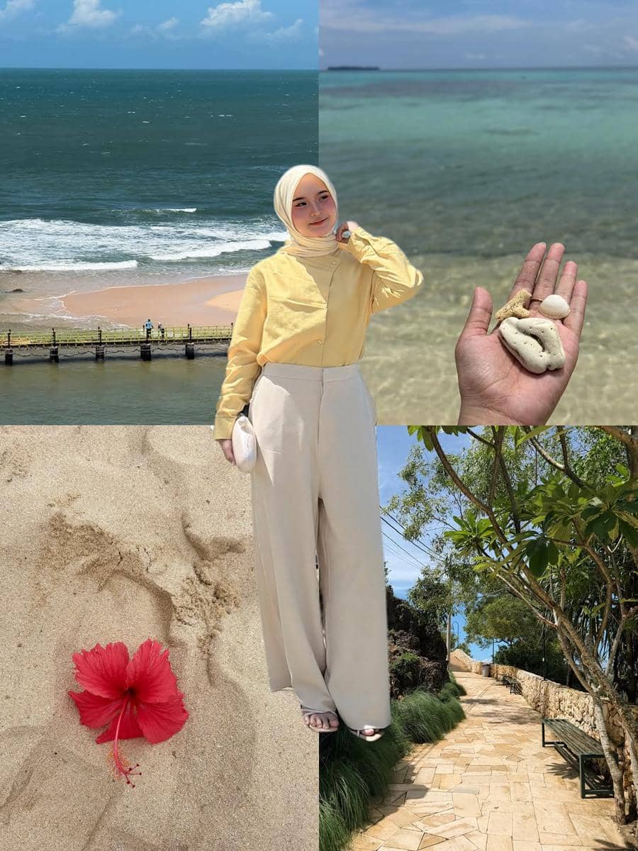OOTD baju butter yellow ala Siska Amera 