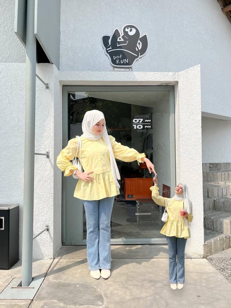 Baju butter yellow ala Siska Amera 
