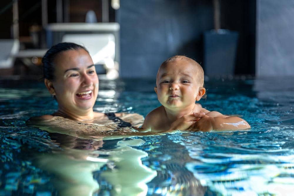 Ilustrasi baby spa