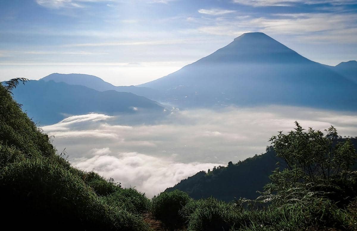 Potret gunung Sikunir