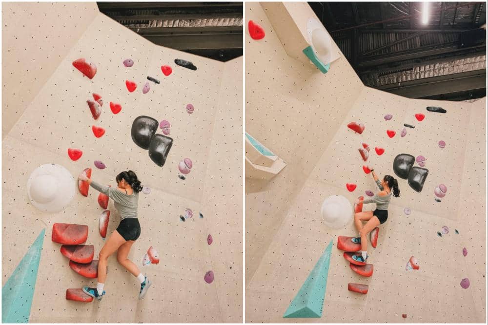 8 Potret Karin Novilda Latihan Wall Climbing di Melbourne, Seru!