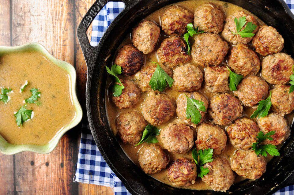 ilustrasi Swedish meatball 