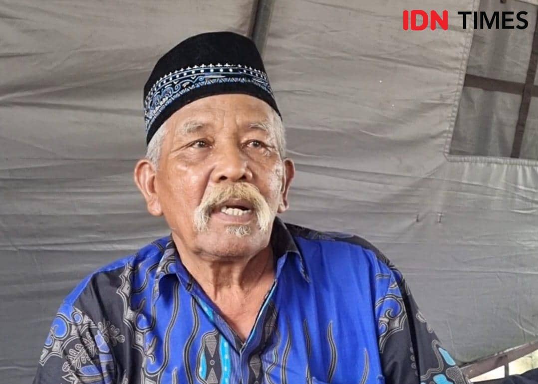 Gusti Pulungan (66) saat berada di RS Bhayangkara Palembang