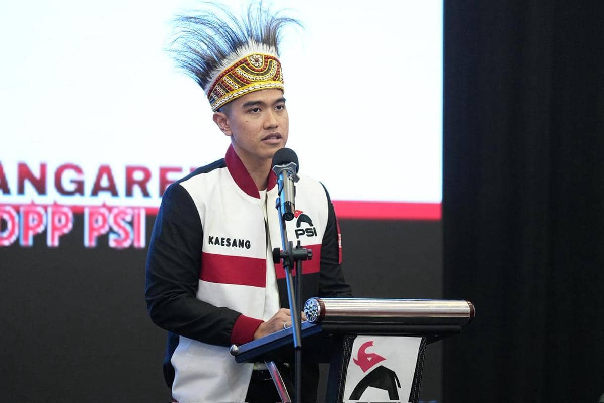 Hadiri Rakorwil PSI, Kaesang Tegaskan Papua Harus Semaju Daerah Lain