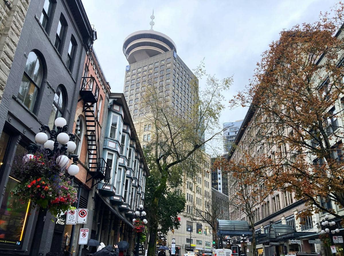 Potret Gastown di Vancouver, Kanada 