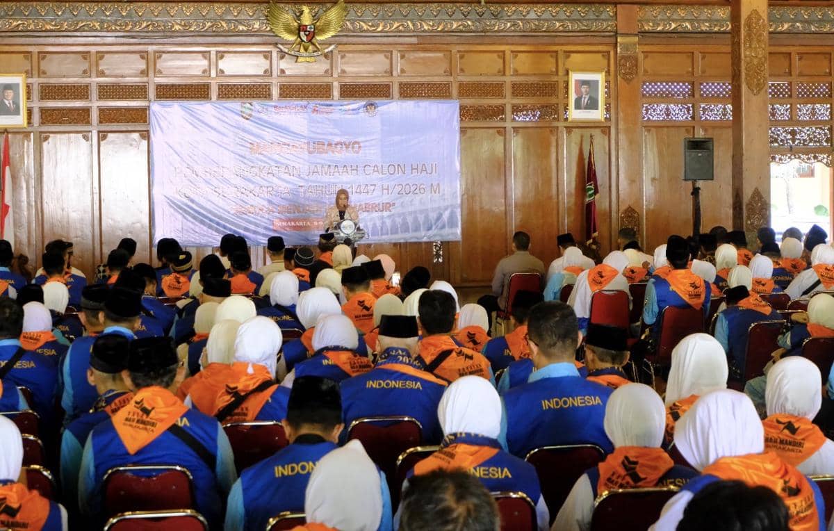 Lepas 521 Jamaah Haji Solo Diberangkatkan ke Tanah Suci.