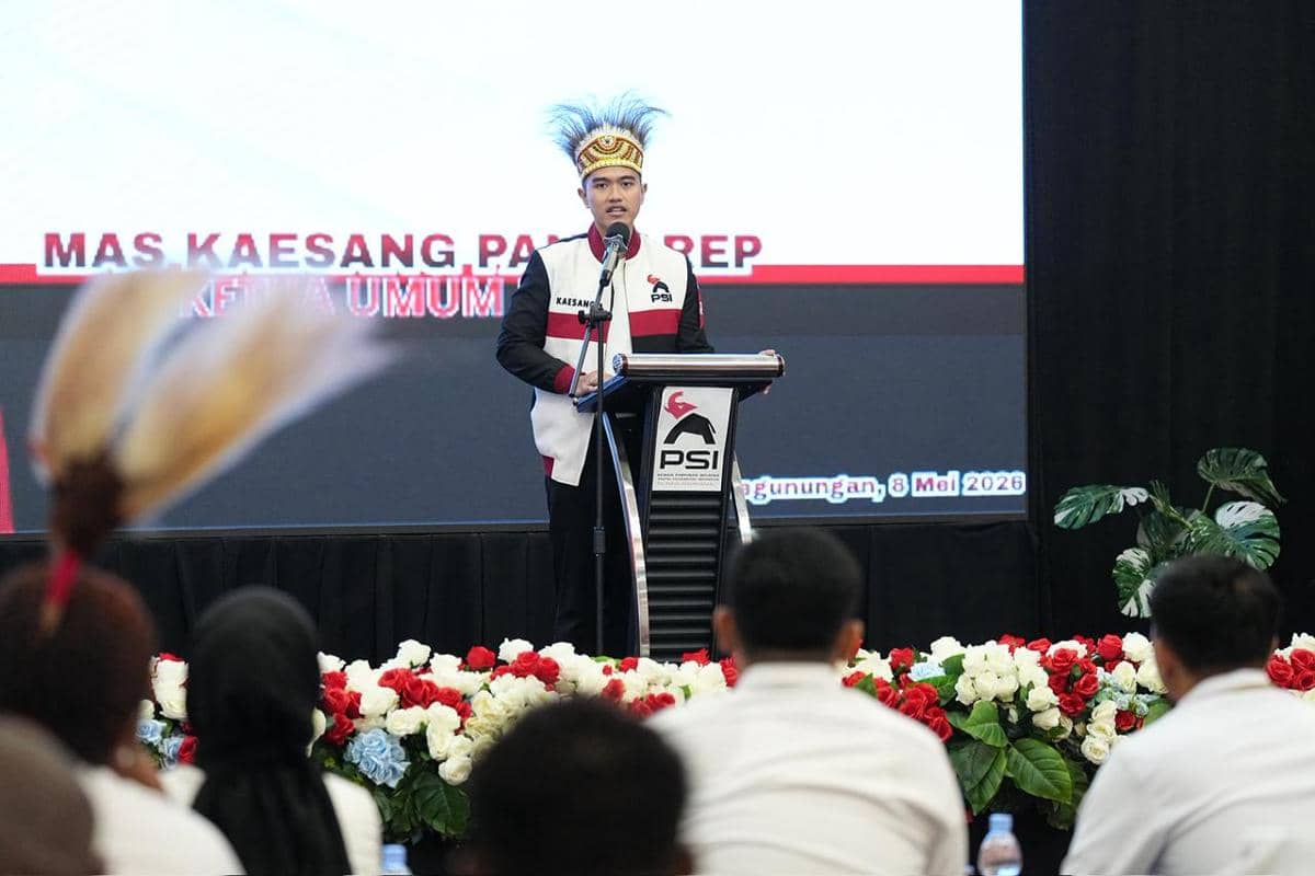 Hadiri Rakorwil PSI, Kaesang Tegaskan Papua Harus Semaju Daerah Lain