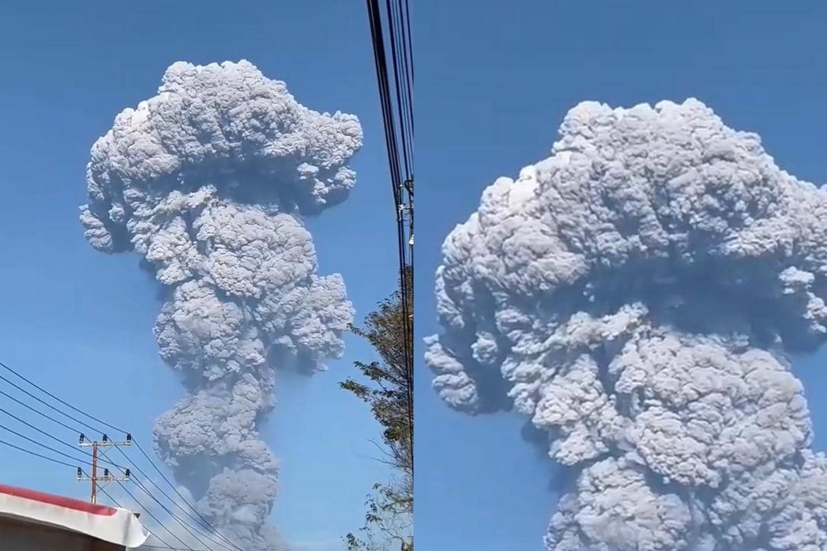 Gunung Dukono di Halmahera Utara Meletus, 20 Pendaki Terjebak
