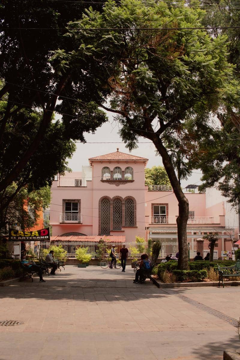 Potret Coyoacán di México City, Meksiko