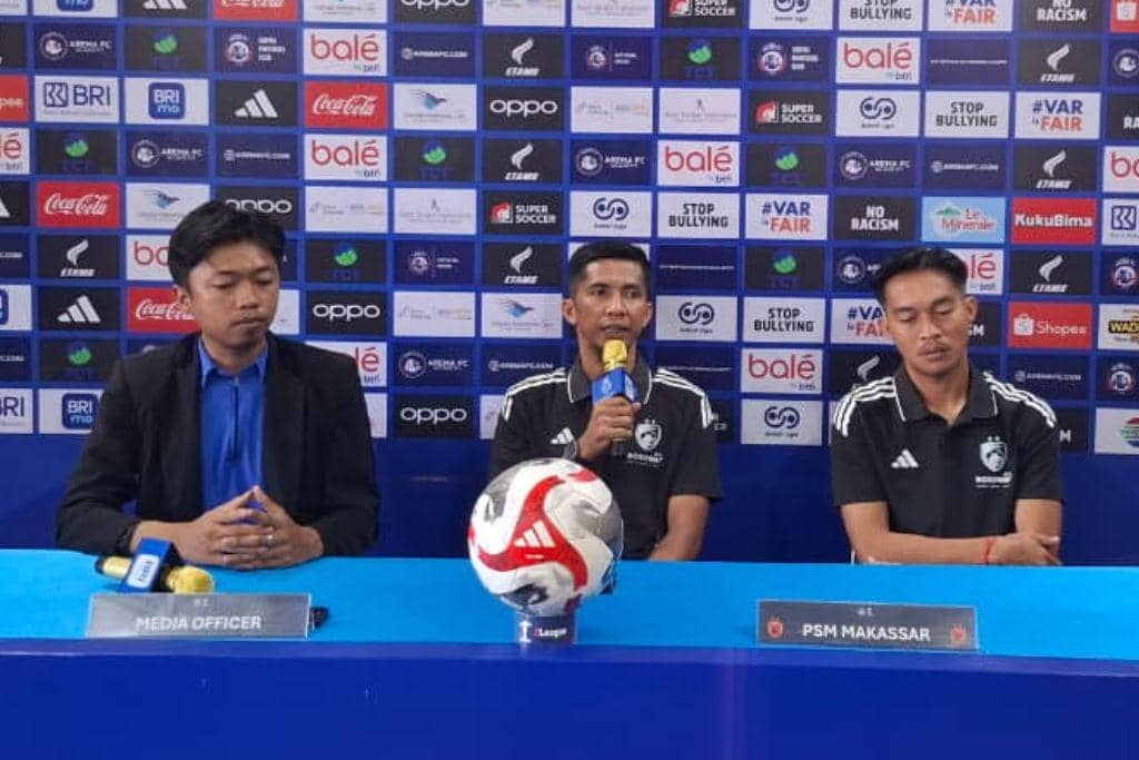 Jelang Lawan Arema, Pelatih PSM Tetap Percaya Diri meski Skuat Pincang