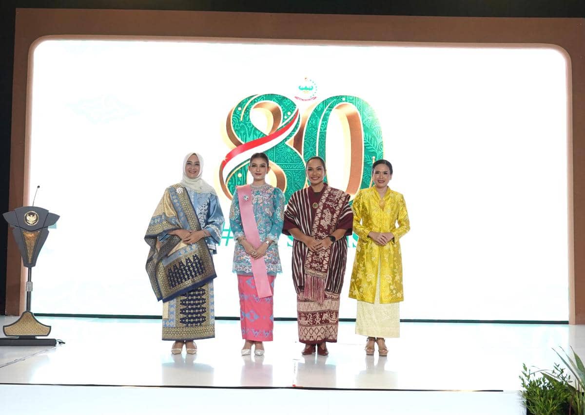Momen Selvi Gibran Hadiri HUT ke-80 Persit Kartika Chandra Kirana