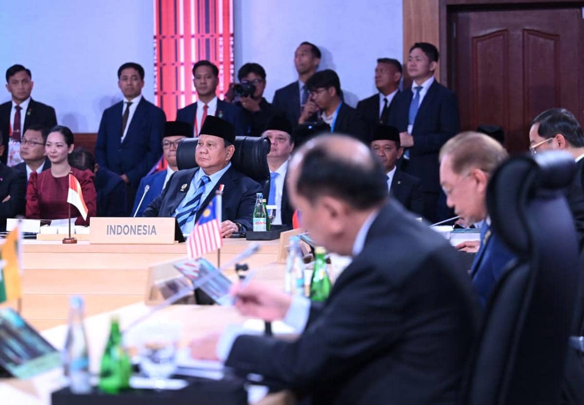Presiden Prabowo Subianto menghadiri sesi pleno Konferensi Tingkat Tinggi (KTT) ke-48 ASEAN di Mactan Expo, Cebu, Filipina, Jumat (8/5/2026)