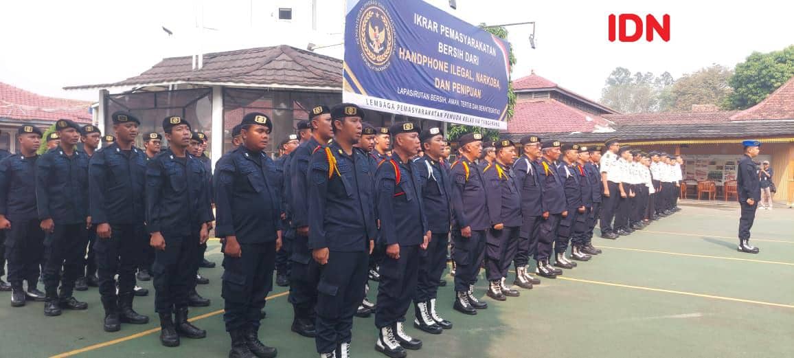 Berantas Sipir Nakal, 100 Petugas Lapas Pemuda Tangerang Dites Urin