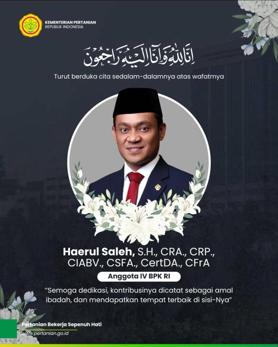 Kebakaran di Jaksel, Anggota IV BPK Haerul Saleh Meninggal Dunia