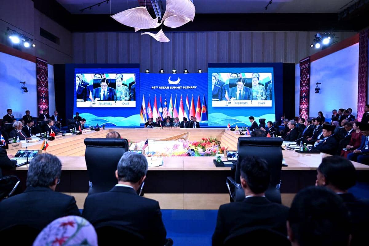 Presiden Prabowo Subianto menghadiri sesi pleno Konferensi Tingkat Tinggi (KTT) ke-48 ASEAN di Mactan Expo, Cebu, Filipina, Jumat (8/5/2026)