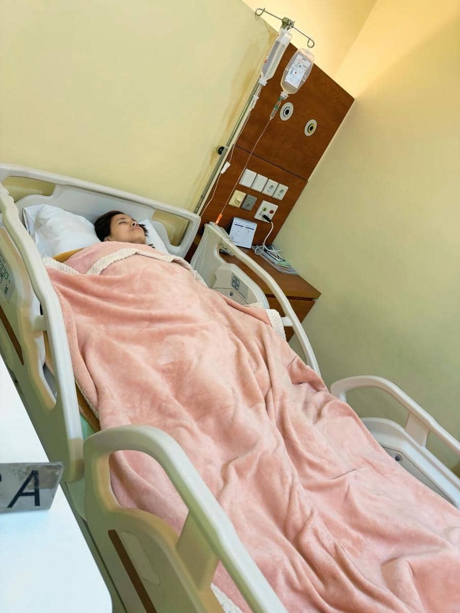 Chika Jessica dirawat di rumah sakit