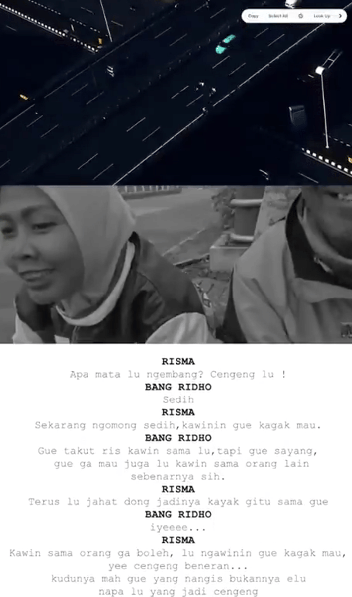 video viral ojol di media sosial 