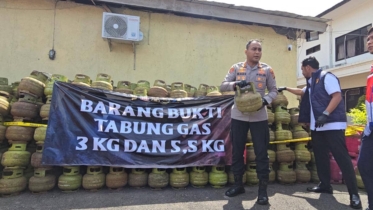 Gas bersubsidi oplosan di Karangasem Ternyata Dikirim ke NTB