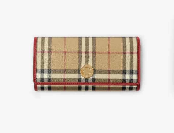 Burberry Check Continental Wallet (burberry.com)