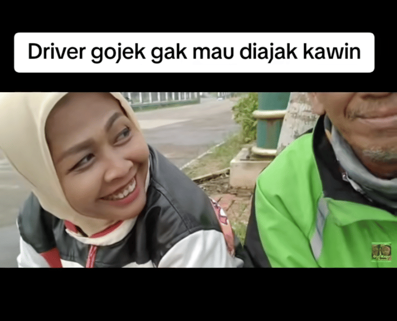 video viral ojol di media sosial
