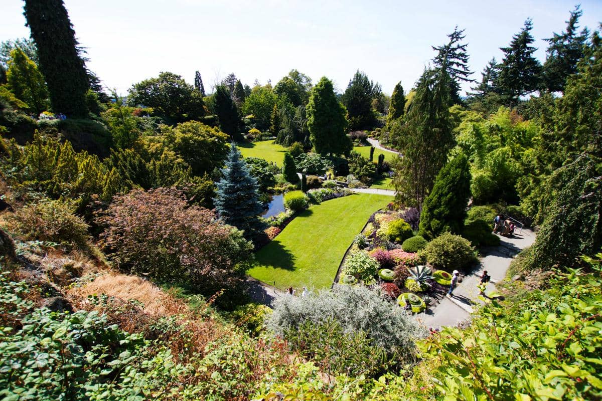Potret Queen Elizabeth Park di Vancouver, Kanada